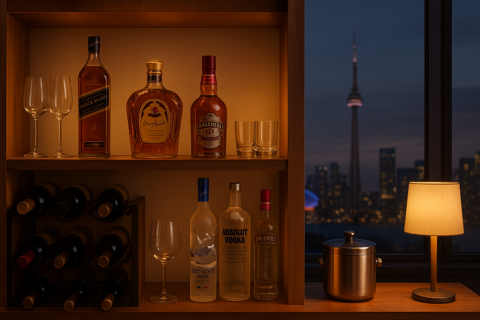 how tp store alcohal